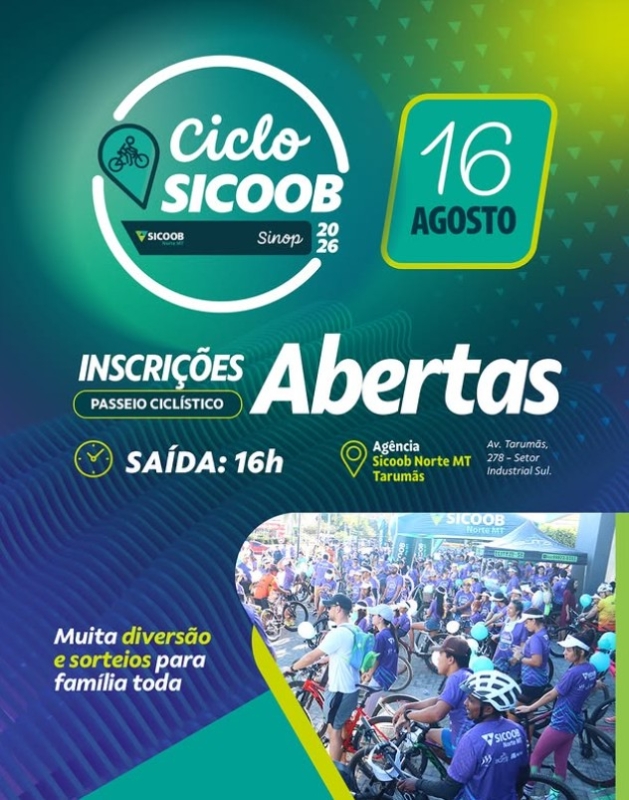 Evento ciclo-sicoob