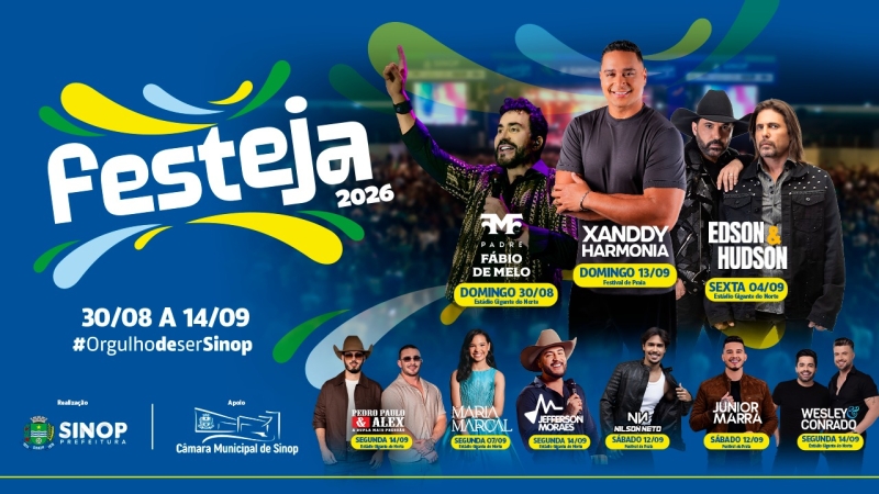 Evento festeja-sinop-2026