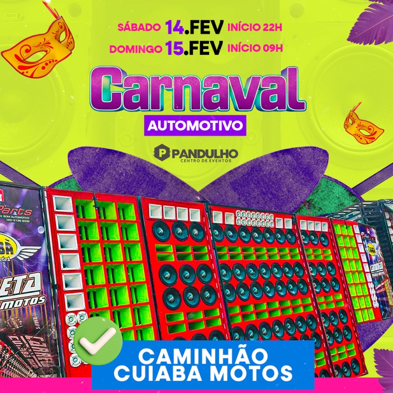 Evento carnaval-automotivo