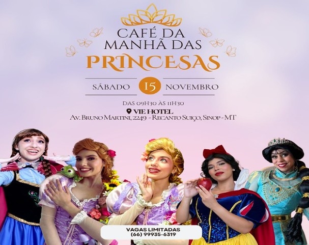 Evento cafe-da-manha-das-princesas